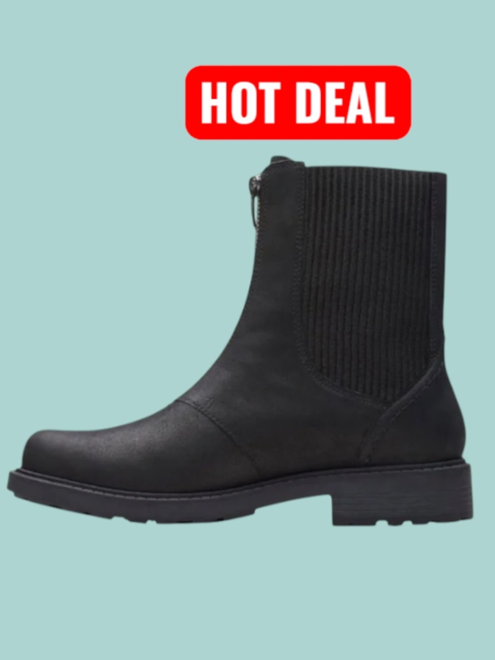 Retail $190 NIB  Clarks Women's Orinoco2 Up Fashion Boots sz. 9.5